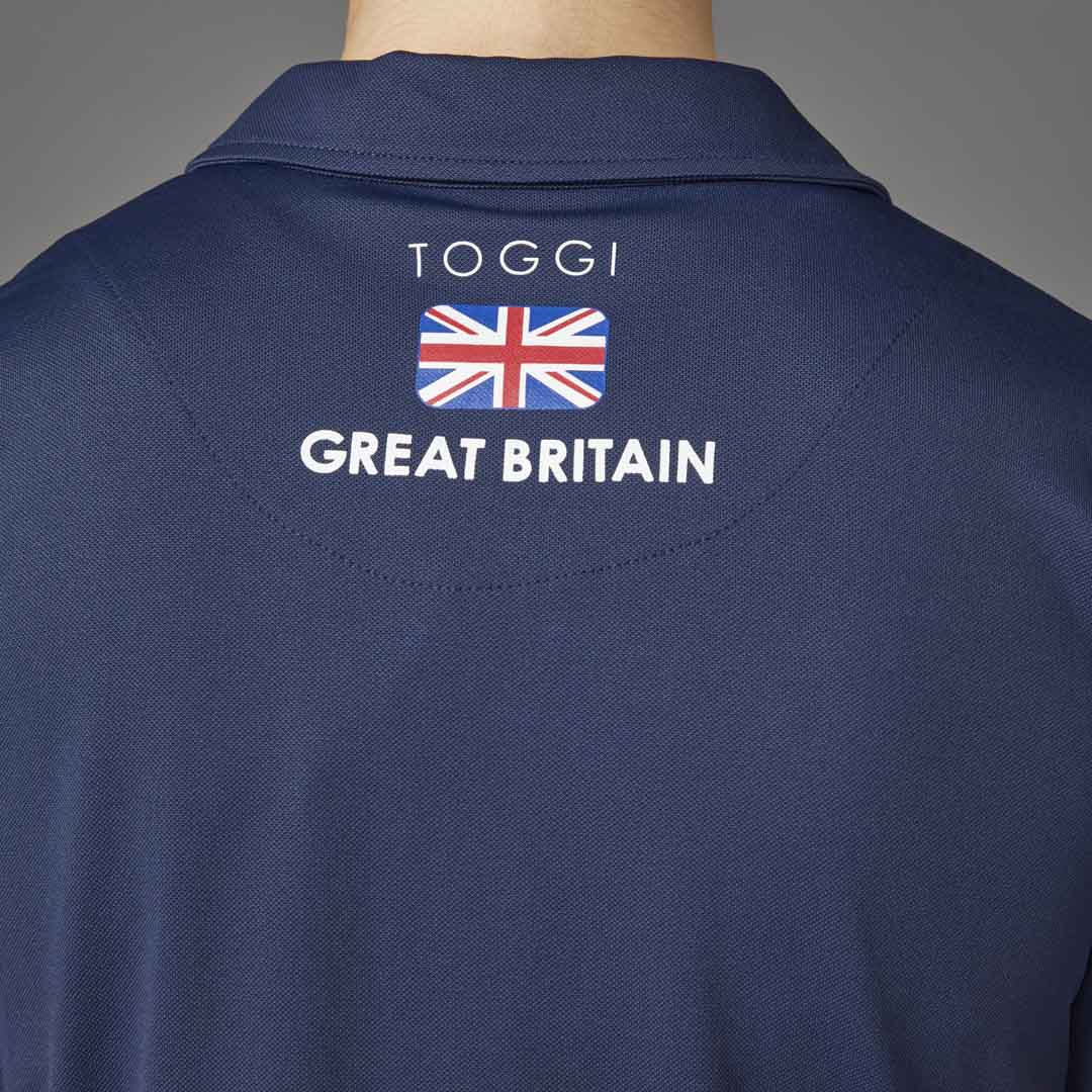 Toggi Team GBR Ladies Airy Technical Polo Top Size 10-18 NEW 