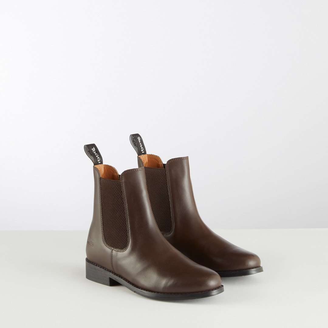 Toggi Ottowa Leather Jodhpur Boots Adults Child's Brown and Black Size 13-11 